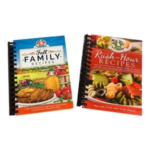 Gooseberry Patch Cookbook Lot of 2 Rush Hour Recipes and Fall Family Recipes